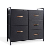 The Romoon Dresser Storage Drawer, 5 Fabric Units Organizer And Storage For - £48.59 GBP