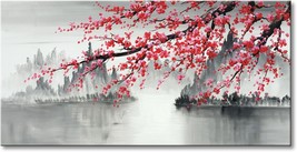 Large Traditional Chinese Painting Hand Painted Plum Blossom Canvas Wall Art - £153.30 GBP