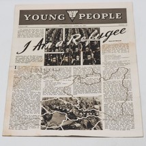 Vintage Young People Weekly Paper April 13 1941 American Baptist Society - $25.73