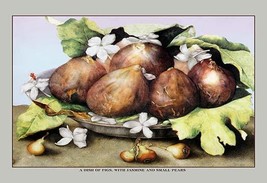 A Dish of Figs with Jasmine and Small Pears - $372.24 MXN