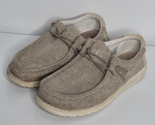 Hey Dude Mens Wally Woven Beige Casual Walking Athletic Shoes Size US 13... - $24.99