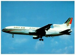 Gulf Air Lokheed L 1011 385 TriStar 1 Airplane Postcard - £5.20 GBP