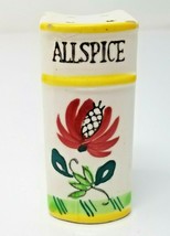 Allspice Spice Container Japanese Ceramic Flying Bee Flower Book Vintage  - £8.77 GBP