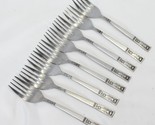 Cortina Stainless Salad Forks 6.25&quot; Lot of 8 - $27.43