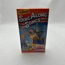 Disney Sing Along Songs VHS Pocahontas Colors Wind Video Tape - $23.92