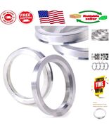4 Silver Aluminium Hub Rings 87.1mm ID &amp; 108mm OD - Perfect Fit Guarantee - $92.31 CAD