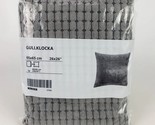Ikea GULLKLOCKA Cushion cover 26x26&quot; Chenille Cotton Gray New 703.166.85 - $15.04