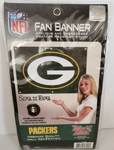 Green Bay Packers Nylon Flag 3’x2’ Football Indoor/outdoor Banner Man Cave NEW - $14.99