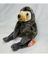 Ty Beanie Slow Poke Sloth Plush Stuffed Animal 8&quot; - £15.80 GBP