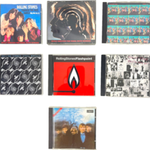 Rolling Stones 7 CD Lot Buttons Exile Hot Rocks Rewind Flashpoint Darkly Steel - £43.86 GBP