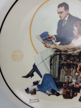 1991 Norman Rockwell Knowles China Plate Building Our Future Mothers Day... - $10.00
