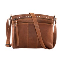 Concealed Carry Brynn Leather Crossbody by Lady Conceal - $194.20