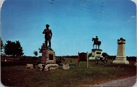 Statues of General Buford, Reynolds &amp; Hall&#39;s Second Maine Battery Postcard PC87 - £3.90 GBP