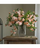 silk simulation flower Camellia  rose  subshrubby peony Sunflower  Chrys... - $21.95 CAD+