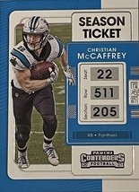 Christian McCaffrey 2021 Contenders Football Season Ticket NFL Card #15 Panthers - £1.81 GBP