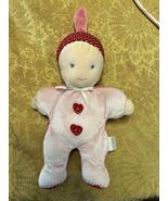 Rare Carters Classics plush baby doll pink outfit 12&quot; weighted bottom lovey - $375.38 MXN