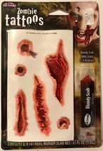 Fun World Zombie Tattoos ~ New ~ 6 Different Tattoos To Transform Into A Zombie - £3.24 GBP