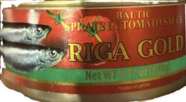Rica Gold Brisling Sardines In Tomato Sauce Chunk Style 8.47 oz - £3.91 GBP