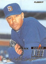 1997 Fleer #620 Derrek Lee RC Rookie Card San Diego Padres ⚾ - £0.69 GBP