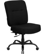 Flash Furniture HERCULES Series Big &amp; Tall 400 lb. Set of 1, Black Fabric  - €788,18 EUR