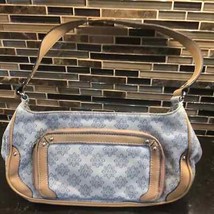 Liz Claiborne &amp; co. Light blue small shoulder purse bag signature - $13.40