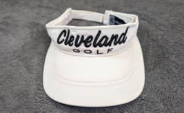 Cleveland Golf Performance Tour Visor White Adjustable Visor Hat Cap - $9.46