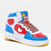 Heelys x Hello Kitty Rezerve Ex Blue &amp; White Lace up Shoes Youth 8 / W 9... - $1,485.42 MXN
