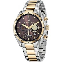 Maserati Sorpasso Chronograph R8873624001 Brown Dial Men&#39;s Watch - £183.30 GBP