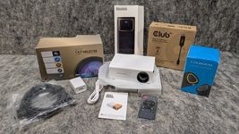 LED Mini Projector Portable 1080P Home Theater Cinema Projector Bundle New - $39.99