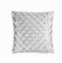 Charter Club Damask METALLIC Design Geometric 18X18&#39;&#39; Square Decorative Pillow - £16.19 GBP