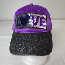 Disney Parks Kids Hat Mickey Icon Purple Potion LOVE Baseball Adj Cap Se... - £9.01 GBP