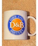 3 3/4&quot; Dave And Buster&#39;s D&amp;B White Coffee Mug *Pre-Owned* SDT1 - €8,57 EUR