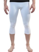 Zensah Base Layer 3/4 Compression Capri White - $34.00