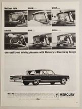 1963 Print Ad Mercury 4-Door Cars with Breezeway Rear Window Design - £12.65 GBP