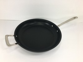 (2) All-Clad B1 Hard Anodized Nonstick 12-Inch Fry Pan w/helper Handle (... - $59.99