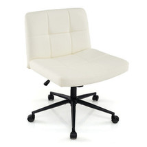 Height-adjustable Armless Desk Chair with Wheels for Home Office Make Up... - $2,993.78 MXN