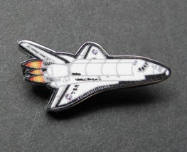 Space Shuttle Cutout Printed Style Nasa Lapel Pin Badge 1 Inch - £4.43 GBP
