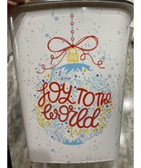 Joy To The World -Christmas Ornament Waste Bin - $24.70