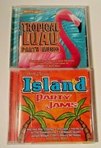 Island Party Jams  and Tropical Luau Party Music CD&#39;s Beach Deck Pool Party - £20.58 GBP
