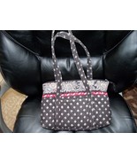 VERA BRADLEY CLASSIC BLACK SHOULDER/HANDBAG PURSE RETIRED 2002 - $36.51 CAD