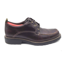COLE HAAN Mosby Low Oxford Waterproof Boots Leather Brown NikeAir Men&#39;s ... - $44.50