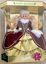 Vintage Mattel 15646 Barbie Doll Happy Holidays 1996 Special Edition New - £39.32 GBP