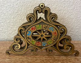 VINTAGE ZODIAC LETTER HOLDER 1970'S - $9.85