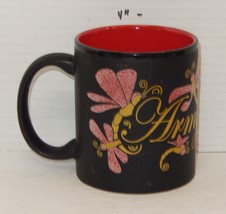 Army Wife Black Colorful Mug Coffee Cup Ceramic - $183.60 MXN