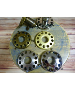 3-1/4" Fitter - Uno Threaded Shade Holder, Stamped Brass - Socket Sold S... - $7.96+