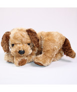 Ty Classic Scrapper Puppy Dog Tan Brown 12" Plush 2002 Side Lying Dog Stuffed  - $14.03