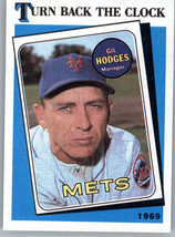 1989 Topps 664 Gil Hodges Turn Back The Clock New York Mets - £1.55 GBP