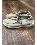 Hey Dude Grey Tan Slip On Shoe Wendy Mens Size 7 - $429.68 MXN