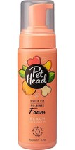 Pet Head Quick Fix No-Rinse Foam For Dogs Peach With Argan Oil - £20.87 GBP+