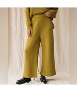 Beaumont Organic Taka Organic Cotton Knitted Trouser in Chartreuse Size XS - $81.22 CAD